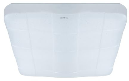 Licht-Erlebnisse LED Deckenlampe Badezimmer Sternenhimmel IP44 B: 53 cm Weiß eckig neutralweiß 4000 K 5250 lm Badleuchte Deckenleuchte
