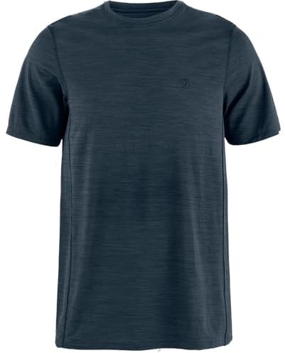 Fjällräven Herren Abisko Lite SS T-Shirt, Dark Navy, L