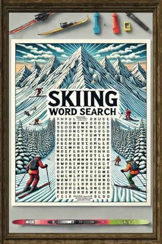 Skiing Word Search: Hit the Slopes and Find Every Word. Puzzling Fun for all Ages. Sharpen Your Mind Like Your Ski Edges. Great Activity for Everyone.