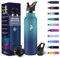 HoneyHolly Botella Agua Acero Inoxidable, Termo Agua Fria, 500ml Cantimplora Termica Sin BPA, 12H Caliente/24 Frío, Botella para Niños & Adultos, Botella Acero Inoxidable para Deporte, Oficina, Yoga