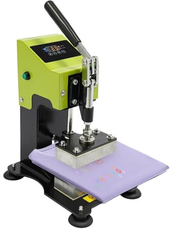 BRRIDE Heat Press, Rosin -Wärme -Pressemaschine, 12x6cm erhitzte Platten Wärmedruckmaschine Wärmeübertragungsmaschine für Hüte Mützen T-Shirts Tassen Teller