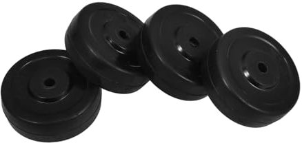 BESTYASH 4stücke Heavy Duty Gummilenkrollen Terrassenheizer Ruhige Passend Für Möbeltransport