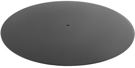 Vocdikficy 300 mm X 3 mm Acryl-Plattenspielermatte für Phonographen, Plattenspieler, Vinyl, Antistatisch, Praktisch, für Disc-Player, LP-Matte E