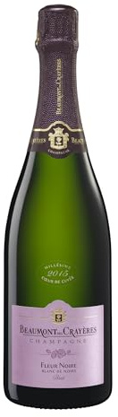 Beaumont des Crayères Fleur Noire Champagne Brut - Spumante Bianco, 750 ml