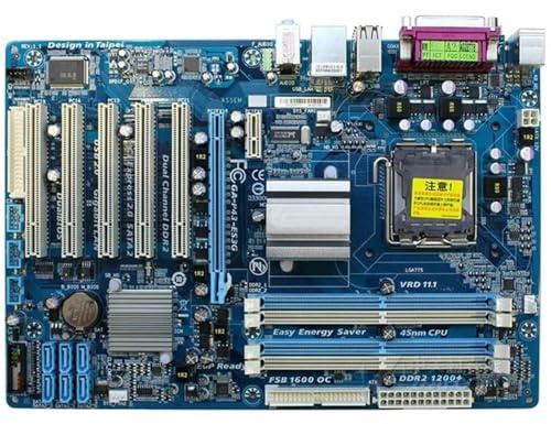 scheda madre Fit For GIGABYTE GA-P43-ES3G Scheda madre desktop P43 Socket LGA 775 for Core 2 Pentium D DDR2 16G ATX