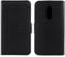 Gukas Design Echt Leder Tasche Für TP-LINK Neffos X1 MAX 5.5 Hülle Lederhülle Handyhülle Handy Flip Brieftasche mit Kartenfächer Schutz Protektiv Genuine Premium Case Cover Etui Skin (Schwarz)