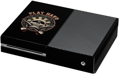 DeinDesign Skin kompatibel mit Microsoft Xbox One Folie Sticker Totenkopf Dart Schädel