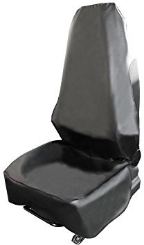 pitshop24 Werkstattschonbezug Werkstattschoner Sitzbezug Kunstleder in Schwarz