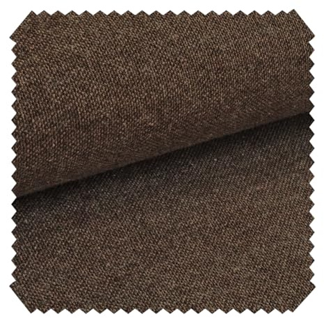 novely® REVELLO Abverkauf | Deko & Möbelstoff mit Baumwolle | 06 Braun | Premium Dekostoff | Leichter & atmungsaktiver Polsterstoff | Vorhänge, Architekturprojekte & Visuelle Inszenierungen