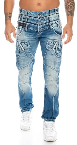 Cipo & Baxx Herren Jeans Hose Triple