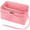 Ropch Handtaschen Organizer, Filz Taschenorganizer Bag in Bag Innentaschen Handtaschenordner mit Abnehmbare Reißverschluss-Tasche und Schlüsselkette (Pink, XL)