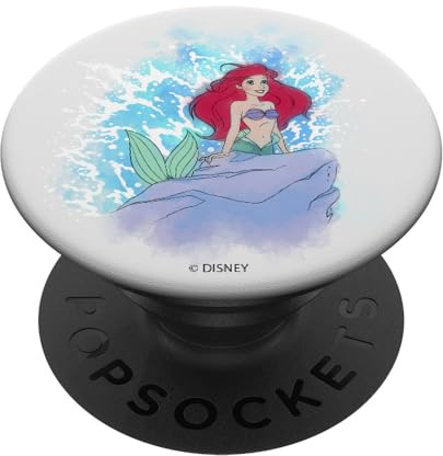Disney Little Mermaid Watercolor Splash PopSockets Swappable PopGrip