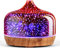 Porseme 500ml Large Glass Scented Oil Diffuser, 3D Rosegold Ultrasonic Aroma Humidifier,7 Colors Changing, Cool Mist Essential Oil Diffuser, BPA Free and Waterless Auto-off for Home,Office