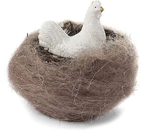 Baden Deko-Aufsteller Huhn im Nest Osterdeko Frühlingsdeko Fensterdeko Tischdeko