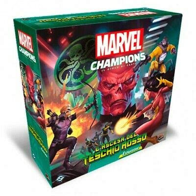 Asmodee Marvel Champions Das Kartenspiel: Der Aufstieg des roten Schädels - Erweiterung Kartenspiel, LCG, Edition auf Italienisch