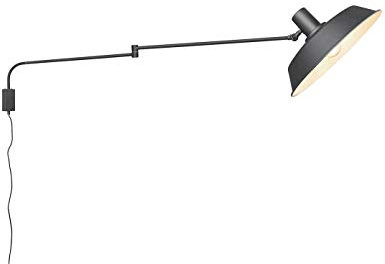 meineWunschleuchte Wandleuchte schwenkbar mit Stecker und Schalter, max. Ausladung 150cm