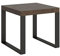 Itamoby, Tecno Ausziehtisch Nussbaum Esstisch 90 x 90 ausziehbar 246