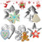 25 Pcs Christmas Cookie Cutter Set, FUKPO Stainless Steel Christmas Pastry Biscuit Cutters Baking Xmas Tree Gingerbread Man Star Heart Snowflake, Cookie Cutters Shapes Mini Cake Icing Fondant for Kids