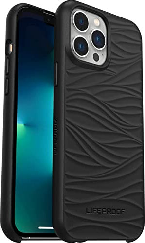LifeProof Schutzhülle für Apple iPhone 12 Pro Max, aus recyceltem Ozean-Kunststoff, Wake-Reihe, keine Einzelhandelsverpackung, Schwarz