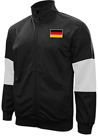 Icon Sports Active-Trainingsjacke für Erwachsene, Touchline, mit durchgehendem Reißverschluss, deutschland, L