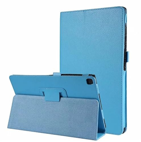 SOENS Schutzhülle kompatibel mit Sony Xperia Z2 10,1 Zoll Tablet-Hülle, faltbar, PU-Leder, Standfunktion, Flip-Cover (Color : Sky Blue)