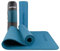 Tunturi Dicke Yogamatte 8mm - Rutschfest Gymnastikmatte - Mit Tragegurt - Für Yoga und Pilates - Sportmatte 183x61x0,8cm -Schadstofffrij - Besonders komfortabel - Petrol Blau