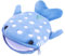 WLLHYF Mini porte-monnaie mignon en forme de requin - Petite pochette à monnaie amusante avec fermeture éclair - Pour écouteurs - Petits articles pour femme, bleu, Portefeuille Shark