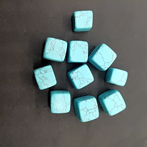 IPUDIS Exemplar eines Natursteins, Türkis, rauer roher Edelstein, Kristallexemplar, Felsquarzsplitter, Kies, Dekorationsstein, Natursteine QINTINYIN (Size : 300g)