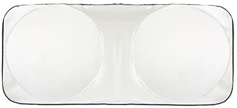 Auto Sonnenschutz, 190 x 90 cm Faltbarer Frontscheibe Innen, Windschutzscheibe Sonnenblende Strahlen Hitze Sonnenblendenschutz Frontscheibenabdeckung Hitzeschutz für Selbsthaftend Hitzeschutz Plane