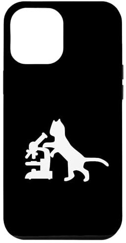 iPhone 15 Pro Max Microscope Cat - Microscope Kitten, Biology Cat, Histology Case