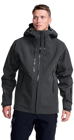 RevolutionRace Cyclone 3L Shell Jacket pour Homme, Veste Imperméable avec Réflecteurs Recco pour la Randonnée