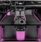 TNSSCZM Für Benz Viano W639 2006 2007 2008 2009 2010 Kunstleder Auto Fußmatten Floorliners Teppiche Teppiche Pads(Black Purple,Right Hand Drive)