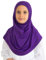 Prien Hijab Für Kinder, Türkisch Kopftuch Mädchen, Muslim Damen Schal, Viszid Tuch, Islam Kopftücher, Muslimische Frauen Khimar Abaya, Easy Kleidung, Tesettür Giyim (Purpur)