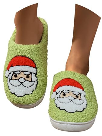 TYUIOP Ciabatte Divertenti Ciabatte Donna Mare con Zeppa Ciabatte Pelo Ciabatte Donna Chiuse Davanti Cose di Natale per la casa Pantofole Stich Ciabatte Donna con Pelo Rosa