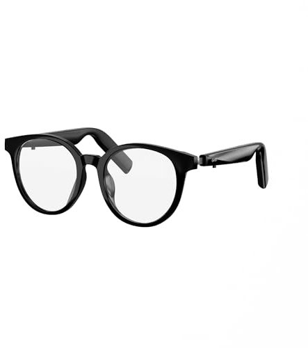 GetD Gafas Bluetooth,Open-Ear Smart Glasses, Gafas de Sol polarizadas Grandes, Bluetooth5.4 Audio Glasses, Anti-Sound Leakage, Call Noise Reduction (Black Frame + photochromic Lens)