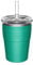 KeepCup Thermal Cold Cup - Insulated Stainless Steel Reusable Coffee Cup with Lid and Straw - 12oz/340ml - 12oz/340ml - Percy Green