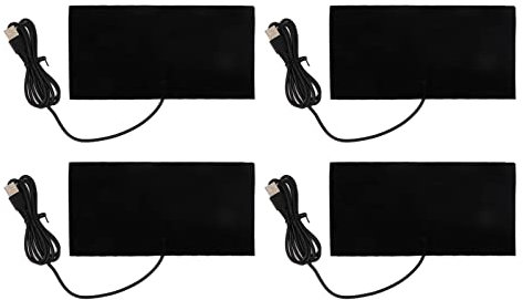 Padena de Calefacción USB de 4 Piezas para Comodidad Versátil en la Relajación y Alivio del Cuerpo