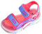 LCpddajlspig Sandali Bimba, Sandali Bambino Aperte con Doppio Strappo Sandalo Mare Sandaletti Flessibili Leggere Scarpe Estive Antiscivolo per Bambini e Ragazzi Fucsia Acceso 27