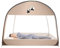 Mosquitero para Cama,Red De Malla Plegable - Cortina Plegable para Cama Infantil Y Exterior con Doble Puerta