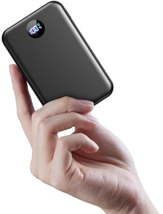 15000mAh Power Bank, 22.5 W Mini PowerBank USB-C Input & Output, PD 3.0 QC 3.0 External Mobile Phone Batteries with LED Display, Compatible with iPhone 17 16 15 14 13