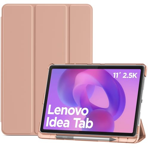 ProCase Hülle für 11'' Lenovo Idea Tab 2025, Schutzhülle Case Smart Cover- Rosegold