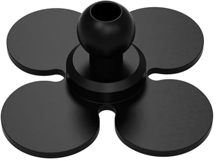 Kamera 1 / 4 Zoll Schraube 17 mm Kugelkopf stark haftend Saugnapf Halter für Action Motorrad Saugnapf Helmhalterung für Radfahren