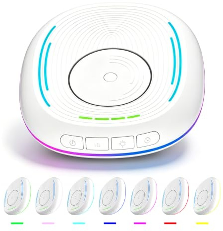 PRITOK Undetectable Mouse Mover: Adjustable Timer Mouse Jiggler, Movement to Prevent Computer from Sleeping, Random Move Mechanical Turntable Pad for Home Office Laptop (122×132×32mm) (White)