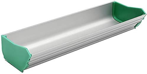 Émulsion sérigraphiée, sous-verre en alliage d'aluminium, résistant à l'usure et durable, double bord en aluminium, 40,6 cm, convient pour la sérigraphie (vert)