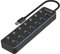 Sandberg USB 3.0 Hub 7 Ports USB 3.0 Hub 7 Ports, USB 3.2, 134-33 (USB 3.0 Hub 7 Ports, USB 3.2 Gen 1 (3.1 Gen 1) Type-A, USB 3.2 Gen 1 (3.1 Gen 1) Type-A, 5000 Mbit/s, Black,)