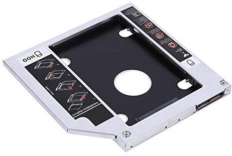 HDD Caddy, Supports -I/II/III Anti-Vibration 9.5mm Stable Dual Boot Hard Drive Adapter, for Laptop