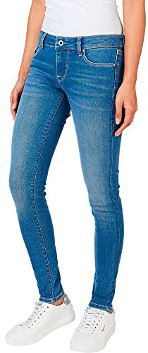 Pepe Jeans Soho, Pantaloni Donna, Blu (Denim-gv7), 25W / 32L
