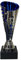 Express Medals Pokal – Silberblaue Stern-Trophäe mit Marmorsockel für Sportturniere, Wettbewerbe, Anerkennung oder Auszeichnung, 22,9 cm hoch x 7,6 cm breit oben.