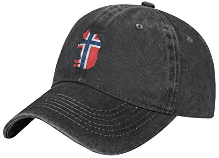778 Baseballkappe Norwegen Flagge Nashorn Dad Hat Atmungsaktiv Baseball Cap Mode Basecap Für Outdoor Sport Wandern