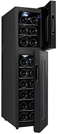 ATAAY Gabinete Independiente para 18 Botellas Refrigeradores de Vino Integrados y autónomos